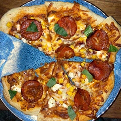 Easy to make & tastes amazing. Not a heavy dough so makes the perfect base.