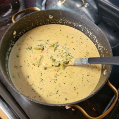 It was so good, it was a little thicker than I thought it would be but delicious