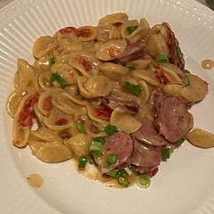 It was really good, but I found it a little rich. I thought it was actually better the next day. Super easy and will definitely make again, but will serve with a salad or something light.