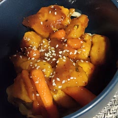 I skipped the cilantro and added a red onion also added some msg seasoning and sesame oil plus swapped the spices out for a premixed salt and pepper seasoning