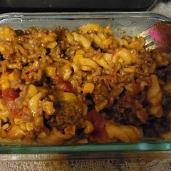 Doubled up the meat and taco seasoning. Offset the pressure cook time to 7 min. Added added an extra half cup of cheese at the end. Make sure to season with salt and pepper before adding the cheese it makes it a bit easier to mix.