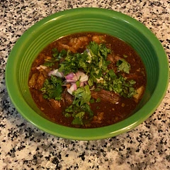 This was absolutely delicious! Tasted just as good (if not better than) the stuff we get from the taco truck down the street! We ate it as soup tonight but will be using it to make Birria tacos later this week too!