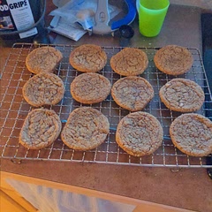 If using a cookie scoop, make sure it is smaller than these. Apart 5he smallest would do.
