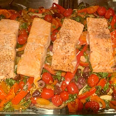 The entire family enjoyed it, even my son who doesn’t like olives.  Definitely adding it to our rotation!