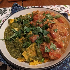 We like to make this alongside a dairy free chicken tikka masala.