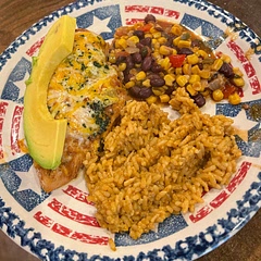 Added rice and avocado! Great recipe!