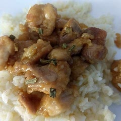 Really yummy!   Definitely use the full 2 tablespoons of garlic powder!  Also next time I will double the sauce to serve over rice and also reduce the water to 3/4 cup instead of 1 cup.
