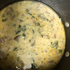 I used a whole package of sweet Italian sausage (19 oz) in this and it was delicious.