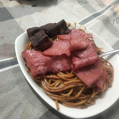 Used soy sauce instead of muso paste and pasta instead of noodles. Also added some bacon because I'm not really a fan of tofu. Came out really well. Would do it again.