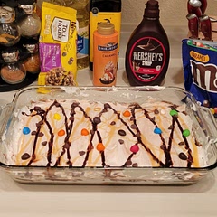 The toping of M&m and chocolate chips are  Optional