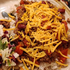 This was easy to make which was great! I ran out of bell peppers so I had to make it without the bell pepper, but it was still good.