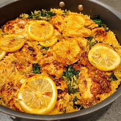 This dish is easy but there are many steps using the same ingredients so read carefully! It was very good. Don’t skip the feta sauce, definitely elevated the dish!