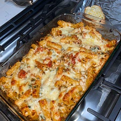 I added some red pepper flakes, onion powder, garlic powder, yum!