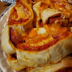 Let mine rise over 12 hours and made little piza rolls. This was an amazing recipe and a must try. Definitely give it more then 8 hours it enhances the flavor and textures!!!!