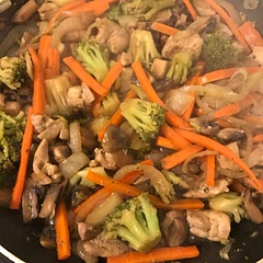 Didn’t have spring onions, but worked great! Also used a package of frozen broccoli and it was perfect. Make sure you stir in the ginger really well, I got a whole mouth full and it was not good.