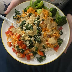 Delicious and very filling. This is one of the only recipes that I have actually enjoyed kale. 

The sauce is the star of the show and really ties the dish together. I can't wait to try it again.