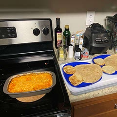 Ran out of buns. Baked for 30 minutes at 400 degrees