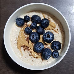 I substituted peanut butter for almond butter and didn't add sweetener. As I prefer smooth and creamy oatmeal, I started with 3/4 cup almond milk per the recipe and added about 2 additional tablespoons of the almond milk before I turn off the heat.