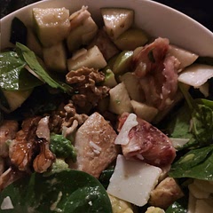 Yummy!! I altered it a bit, used spinach instead of lettuce, added apple, chicken and walnuts. Was very good!