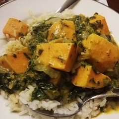 It was really lovely and easy. Just needed to cut the sweet potato up a little smaller. You could add more veg if wanted.
