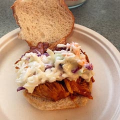 Very good! Paired with her bbq chicken slow cooker recipe!