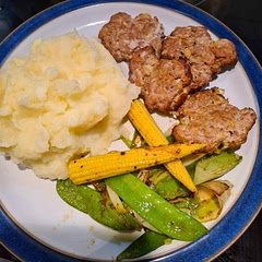 Nice, but in future less Cajun and more apple. Work well with mashed potato.