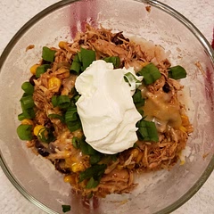 I added sour cream and that improved it I think.