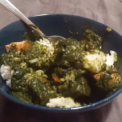 May need to spice it more but I used more spinach and less coconut milk