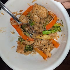 Added black sesame seeds - yummy!
