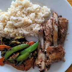 7 hours on low gives you fall off the bone goodness. Excellent!