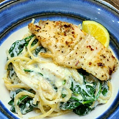 100% would make again.  This was delicious. Went hard on the lemon and pepper and used part- skin ricotta, and it was luscious. Served with tilapia for a complete meal