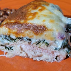 Followed recipe except cut it half for just hubby and me. Delicious! Flavor profile outstanding. Mushroom mixture added tons of flavor. A bit to cheesy for me but my lovie husband said don't change a thing ❤