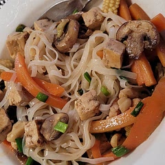 Did not have all the veggies so improvised a bit. Delicious!