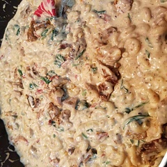 Yum! Next time I think I'll add either some mushrooms or diced eggplant.