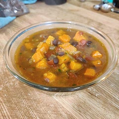 Added 1.5 cups of vegetable broth