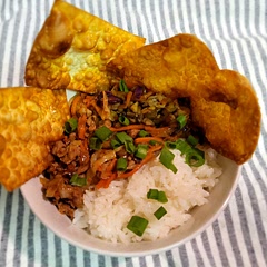 Used ground pork