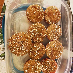 These muffins are very moist, and fluffy. Will be a go to, for an easy yet healthy breakfast muffins. Only thing I will change for next time is for them to be just a little sweeter.