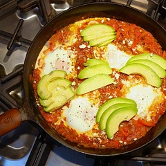 Good recipe! Used less tomato, but added some leftover salsa. Added avocado slices on top for some texture and color. The YouTube video had also mentioned ginger and chili pepper, which I also added. Would make it again!
