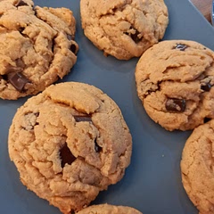 😍😍😍 Made them with chocolate chips 😊