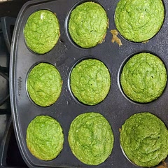 350 degrees F for 20 minutes. Used honey instead of maple. Can use flavored oat, really liked maple sugar walnut flavored oat