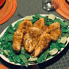 This is a household favorite and one my husband really enjoyed making. Fresh, zesty and slightly sweet all at the same time.