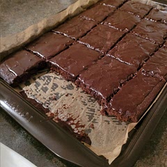 Pretty good. Tastes like a store bought brownie. Not a moist brownie though! Will try to add yogurt next time.