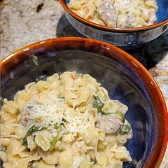 Delicious. The shallots at the store looked less than prime, so I just used a small yellow onion. Turned out great.