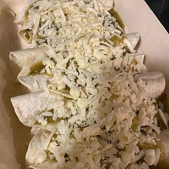 - Used 1.5lbs raw chicken thighs (cut into bite size pieces)
- cooked it with garlic, onions, 2 cans of green chilies, and a handful of micro greens 
 Then I followed the recipe as is. 

-served with lime juice and sour cream 

It was delicious