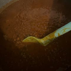 Added extra of everything and added chilli flakes to give it a bit of warmth 

Used puy lentils and butter as couldn’t get all the ingredients 

Batch cooked as it takes so long