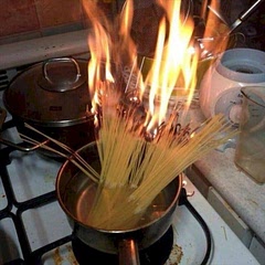 j'ai voulu revisiter le plat avec des spaghettis