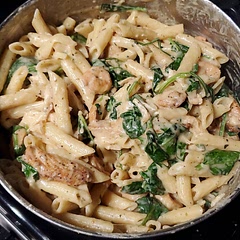 Added shrimp and spinach 😋