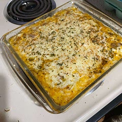 I used hash browns it is absolutely delicious 😋 I will use again