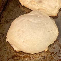 I learned that if you leave ti dough sticky, you can make some nice and sweet bread buns.