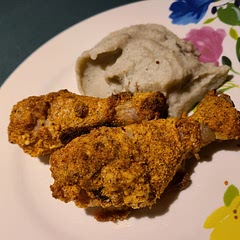 The breading had great flavor. I doubled the cayenne and it added a really nice little kick. A little extra of the other spices as well. My oven only took 30 minutes to fully cook.